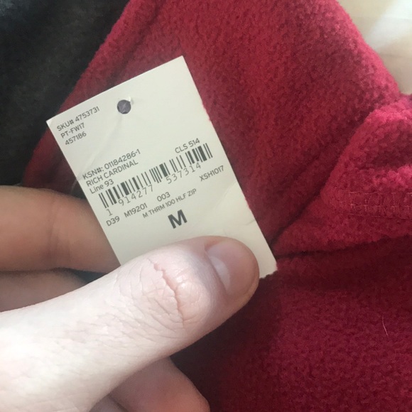 Men's quarter zip Land end - Picture 3 of 4